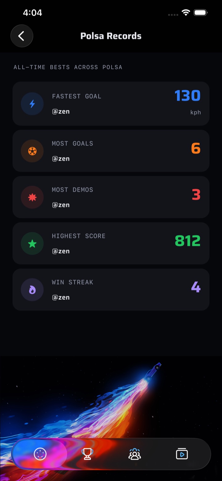 Polsa app screenshot